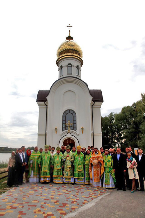 Завершилось строительство храма в память о Блаженнейшего Митрополита Владимира